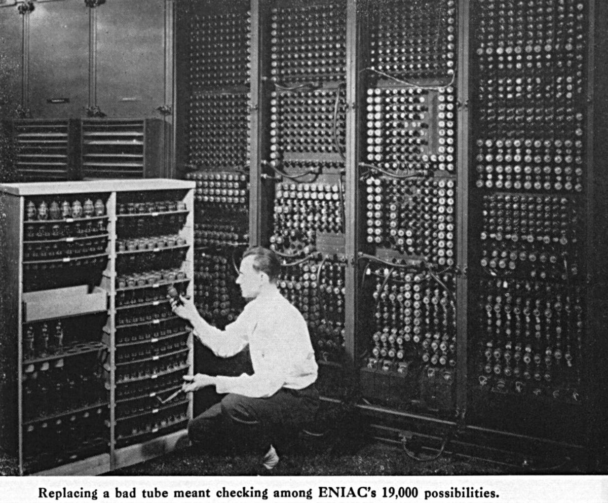 ENIAC – pierwszy powszechnie znany komputer